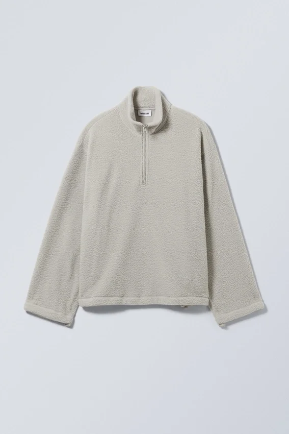 Cora Oversized-Fleece-Sweatshirt – Light Mole Cora Oversized-Fleece-Sweatshirt – Light Mole