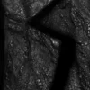 Cracked Single-Breasted Blazer – Schwarz