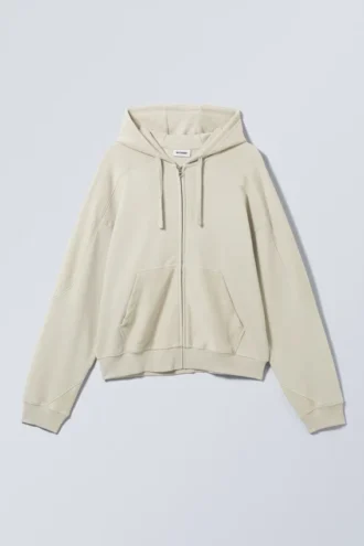 Craig Zip Kapuzenpullover – Light Mole