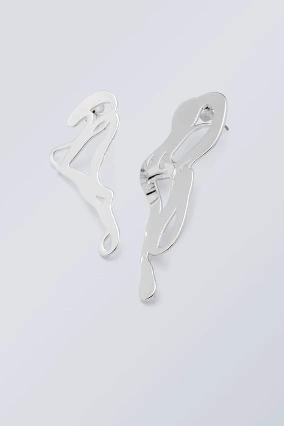 Curl-Ohrringe – Silber Curl-Ohrringe – Silber