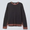Cypher Pullover mit Print – Pflaume/Koralle