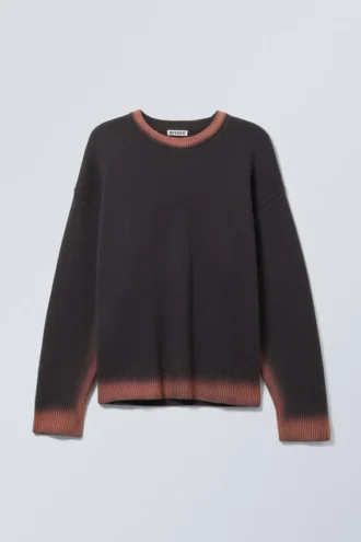 Cypher Pullover mit Print – Pflaume/Koralle