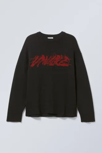 Cypher Pullover mit Print – Unsichtbar