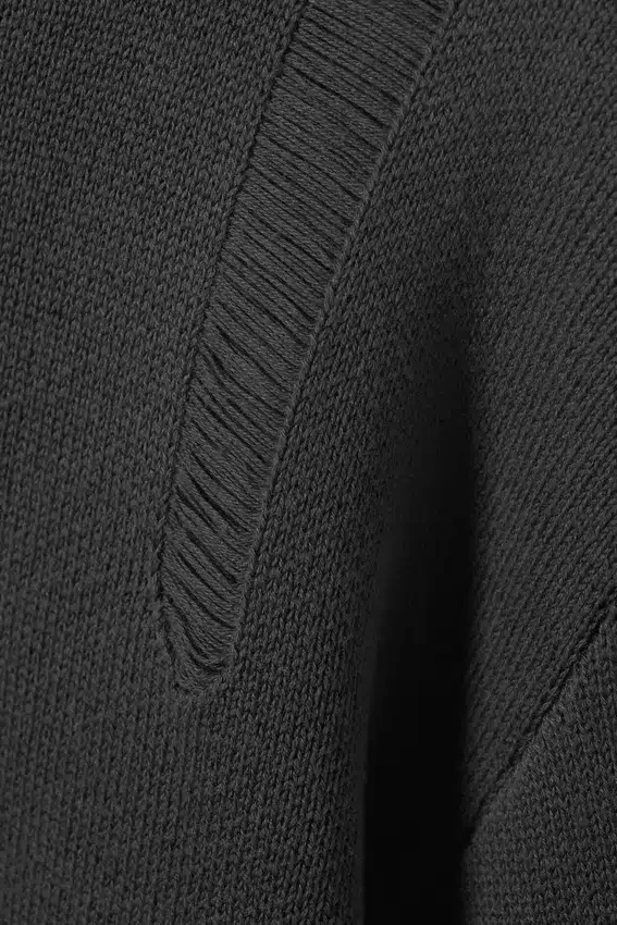 Daniel Relaxed Distressed Pullover – Dunkelgrau Daniel Relaxed Distressed Pullover – Dunkelgrau