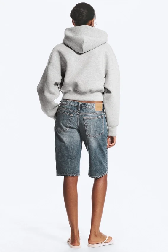 Danni Scuba Zip Kapuzenpullover – Grau meliert Danni Scuba Zip Kapuzenpullover – Grau meliert