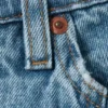 Denimrock mit Schlitz und mittlerer Taillenhöhe – Fresh Blue – Mittelblau Denimrock mit Schlitz und mittlerer Taillenhöhe – Fresh Blue – Mittelblau