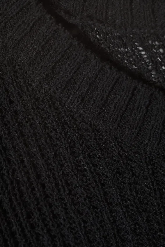 Dilaria Oversize-Pullover – Schwarz Dilaria Oversize-Pullover – Schwarz