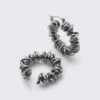 Draht-Ohrringe – Silber Draht-Ohrringe – Silber