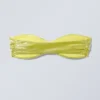 Drapiertes Bandeau-Bikini-Oberteil – Glänzendes Gelb
