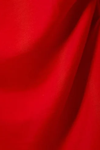 Drapiertes Minikleid – Rot