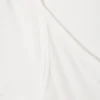 Dreilagiges Langarmshirt aus Baumwolle – Weiß