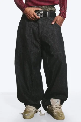 Dunno Unisex Low Rise Loose Barrel Jeans – Black Rinse – Schwarz | Cheap Monday Gb Dunno Unisex Low Rise Loose Barrel Jeans – Black Rinse – Schwarz | Cheap Monday Gb