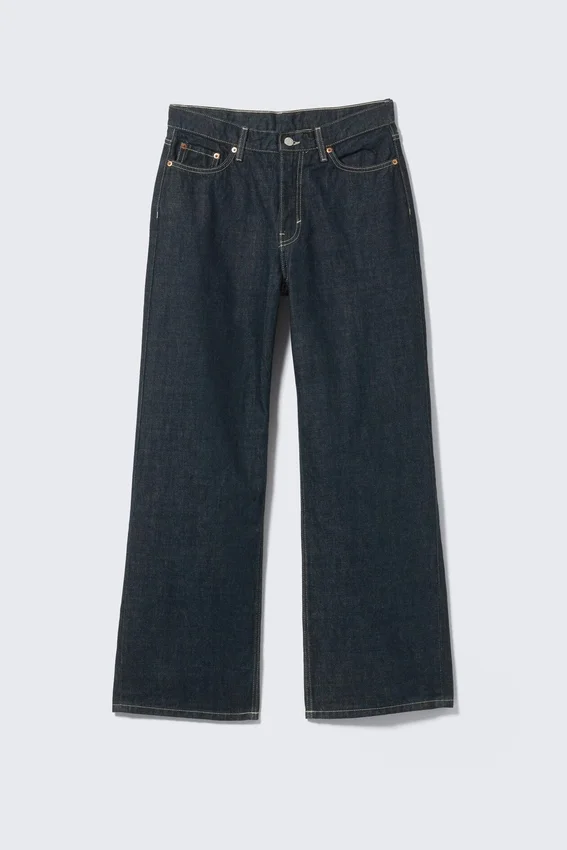 Dynasty Low Rise Loose Wide Jeans – Blue Rinse – Dunkelblau Dynasty Low Rise Loose Wide Jeans – Blue Rinse – Dunkelblau