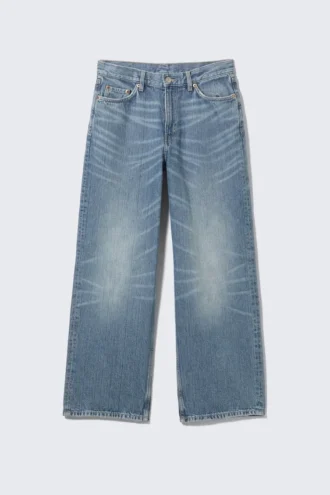 Dynasty Low Rise Loose Wide Jeans – Blue Stream – Mittelblau Dynasty Low Rise Loose Wide Jeans – Blue Stream – Mittelblau