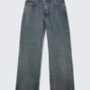 Dynasty Low Rise Loose Wide Leg Jeans – Tuscon Blue – Mittelblau Dynasty Low Rise Loose Wide Leg Jeans – Tuscon Blue – Mittelblau