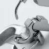 Edelstahl-Creolen mit Kettengliedern – Silber Edelstahl-Creolen mit Kettengliedern – Silber