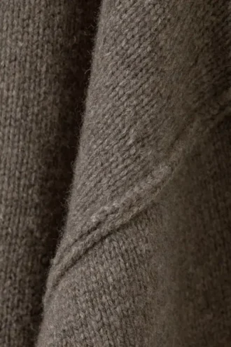Eloise Oversized-Wollpullover – Dark Mole
