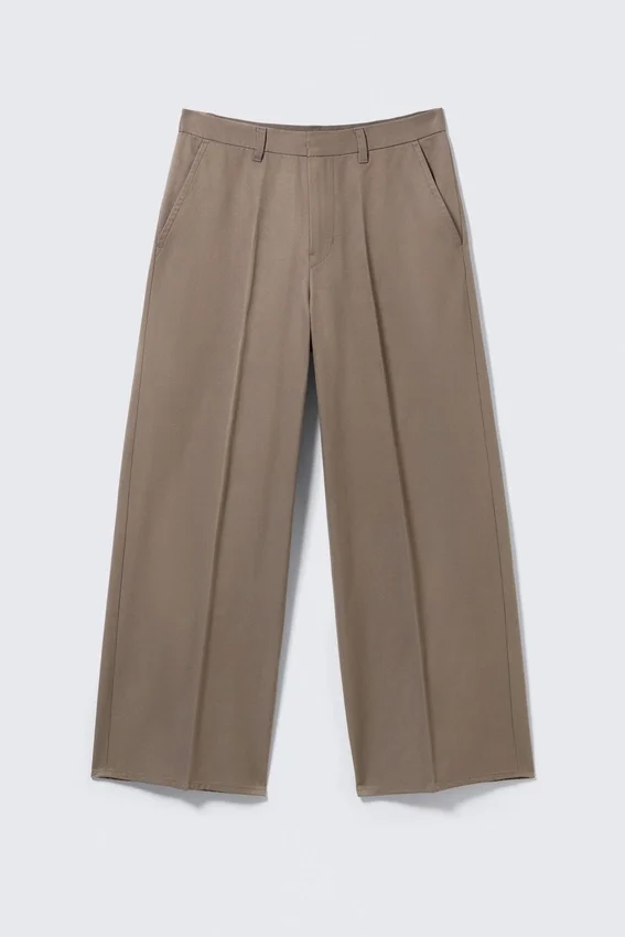 Emil Chino-Hose in lockerer Passform – Dusty Mole Emil Chino-Hose in lockerer Passform – Dusty Mole