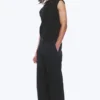 Emil Chino-Hose in lockerer Passform – Schwarz Emil Chino-Hose in lockerer Passform – Schwarz