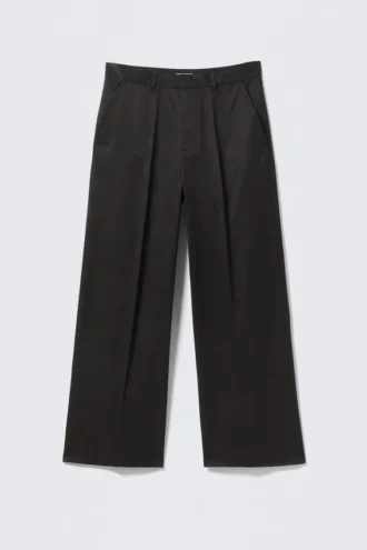 Emil Oversized-Chino-Hose – Schwarz