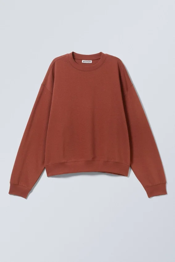Essence Standard-Sweatshirt – Rostrot Essence Standard-Sweatshirt – Rostrot