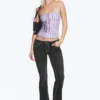 Fancy Booty Bei Low Rise Skinny Bootcut Jeans – Polly Black Print – Schwarz | Cheap Monday Gb Fancy Booty Bei Low Rise Skinny Bootcut Jeans – Polly Black Print – Schwarz | Cheap Monday Gb