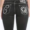 Fancy Booty Bei Low Rise Skinny Bootcut Jeans – Polly Black Print – Schwarz | Cheap Monday Gb Fancy Booty Bei Low Rise Skinny Bootcut Jeans – Polly Black Print – Schwarz | Cheap Monday Gb
