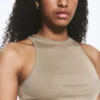Figurbetontes Tanktop aus Baumwolljersey – Light Mole Figurbetontes Tanktop aus Baumwolljersey – Light Mole