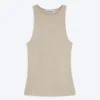 Figurbetontes Tanktop aus Baumwolljersey – Light Mole Figurbetontes Tanktop aus Baumwolljersey – Light Mole