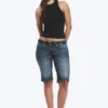 Figurbetontes Tanktop aus Baumwolljersey – Schwarz Figurbetontes Tanktop aus Baumwolljersey – Schwarz