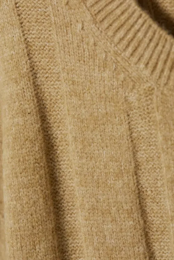 Fiona-Ripppullover – Beige Fiona-Ripppullover – Beige