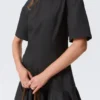 Fit-and-Flare-Mini-Kleid – Dunkelgrau Fit-and-Flare-Mini-Kleid – Dunkelgrau