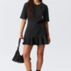 Fit-and-Flare-Minikleid – Schwarz Fit-and-Flare-Minikleid – Schwarz