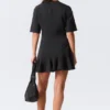 Fit-and-Flare-Minikleid – Schwarz Fit-and-Flare-Minikleid – Schwarz