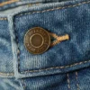 Flame Low Rise Slim Flared Leg Twist Jeans – Turquoise Dust – Mittelblau Flame Low Rise Slim Flared Leg Twist Jeans – Turquoise Dust – Mittelblau