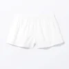 Flanell-Boxershorts – Weiß Flanell-Boxershorts – Weiß
