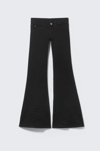 Flare Low Rise Flared Skinny Jeans – Extra Black Rinse | Cheap Monday Gb Flare Low Rise Flared Skinny Jeans – Extra Black Rinse | Cheap Monday Gb
