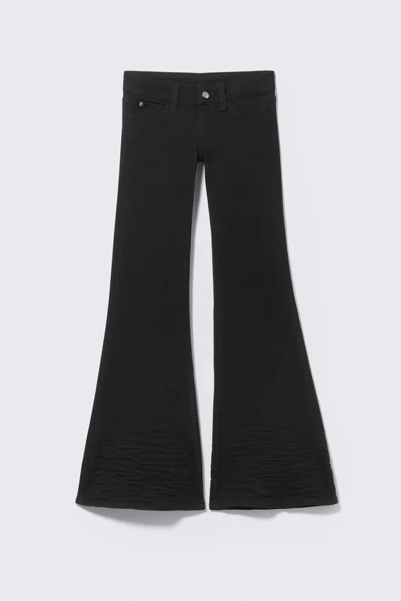 Flare Low Rise Flared Skinny Jeans – Extra Black Rinse | Cheap Monday Gb Flare Low Rise Flared Skinny Jeans – Extra Black Rinse | Cheap Monday Gb