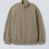 Fleece-Jacke mit Reißverschluss – Dusty Mole