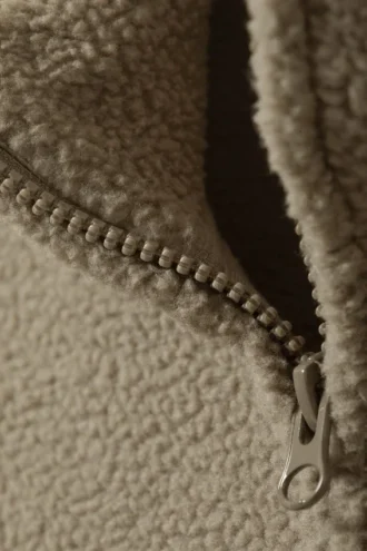 Fleece-Jacke mit Reißverschluss – Dusty Mole