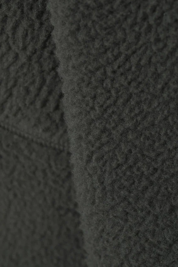 Fleece-Sweatshirt – Dunkelgrau Fleece-Sweatshirt – Dunkelgrau