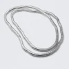Flexible Stahlkette – Silber Flexible Stahlkette – Silber
