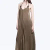Fließendes Maxikleid – Braun Fließendes Maxikleid – Braun