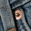 Galaxy Mid Rise Loose Denim Shorts – Blue Horses – Mittelblau Galaxy Mid Rise Loose Denim Shorts – Blue Horses – Mittelblau