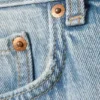 Galaxy Mid Rise Loose Denim Shorts – Lip Blue – Hellblau Galaxy Mid Rise Loose Denim Shorts – Lip Blue – Hellblau