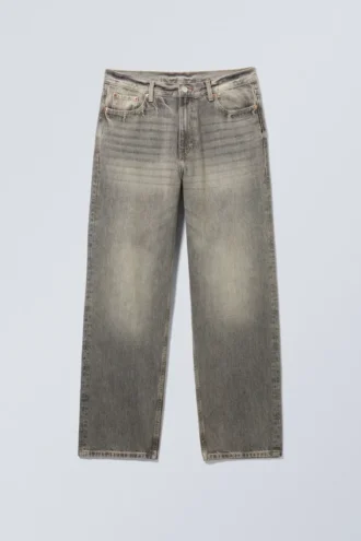 Galaxy Mid Rise Loose Straight Jeans – Canyon Grey – Mittelgrau Galaxy Mid Rise Loose Straight Jeans – Canyon Grey – Mittelgrau