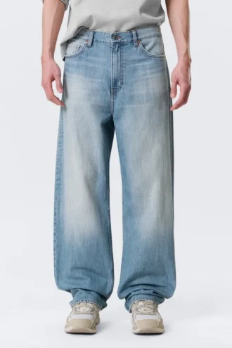 Galaxy Mid Rise Loose Straight Jeans – Kimberley Blue – Hellblau Galaxy Mid Rise Loose Straight Jeans – Kimberley Blue – Hellblau