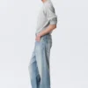 Galaxy Mid Rise Loose Straight Jeans – Kimberley Blue – Hellblau Galaxy Mid Rise Loose Straight Jeans – Kimberley Blue – Hellblau