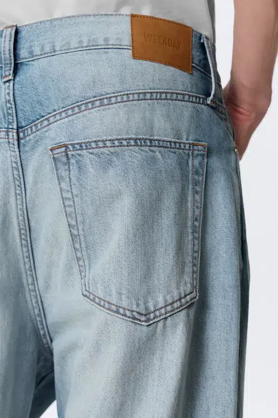 Galaxy Mid Rise Loose Straight Jeans – Kimberley Blue – Hellblau Galaxy Mid Rise Loose Straight Jeans – Kimberley Blue – Hellblau