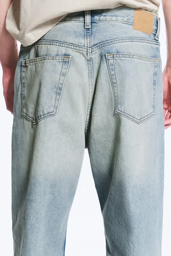 Galaxy Mid Rise Loose Straight Jeans – Port Blue – Hellblau Galaxy Mid Rise Loose Straight Jeans – Port Blue – Hellblau